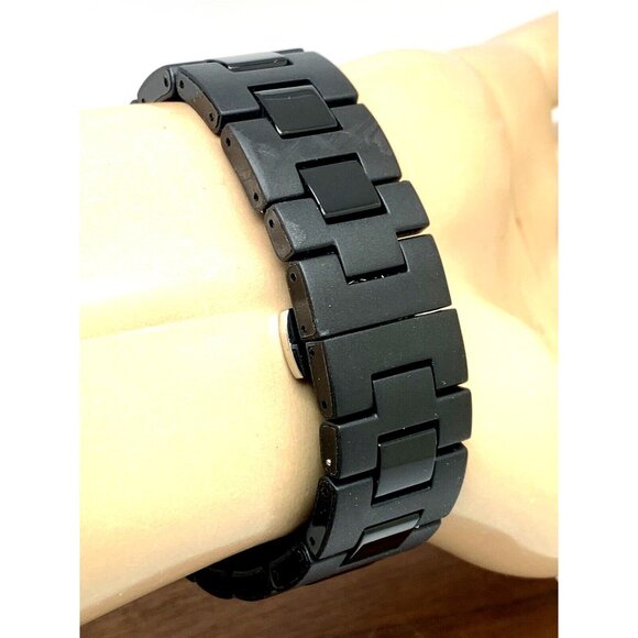 Movado Men's Watch 3600047 Bold Swiss Quartz Black Dial Stainless Steel Rubber - Picture 11 of 14